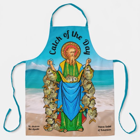 St Andrew's Catch van de Dag Schort (Voorkant)