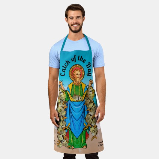 St Andrew's Catch van de Dag Schort (Gedragen)