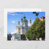 St Andrews Church Kiev Briefkaart (Voorkant / Achterkant)