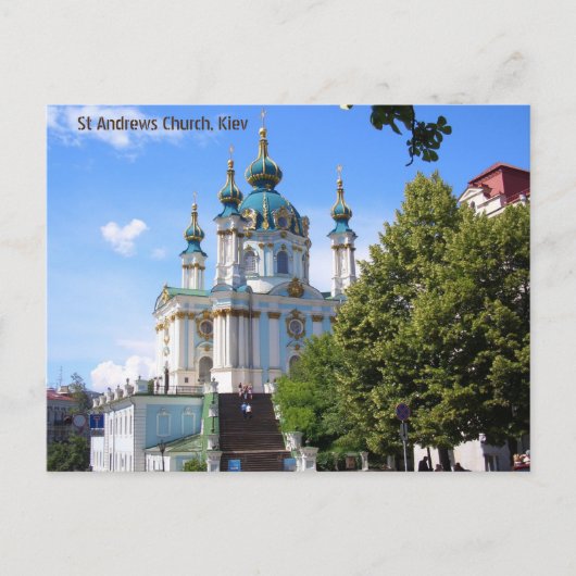St Andrews Church Kiev Briefkaart (Voorkant)