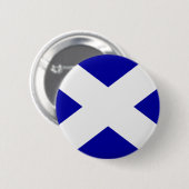 St Andrew's Cross Ronde Button 5,7 Cm (Voorkant /achterkant)