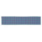 St Andrews District Tartan Blue Pset Korte Tafelloper (Horizontaal)