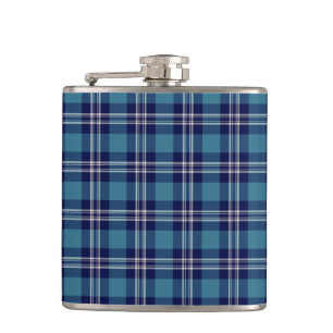 St Andrews District Tartan Hip Flask Heupfles