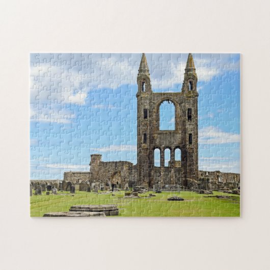 St Andrews kathedraal Schotland Legpuzzel (Horizontaal)