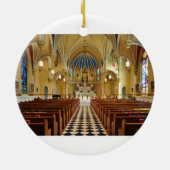 St Andrew's katholieke kerk Roanoke Virginia Keramisch Ornament (Achterkant)