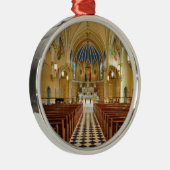 St Andrew's katholieke kerk Roanoke Virginia Metalen Ornament (Rechts)