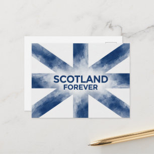 St. Andrew's Kruis vlag ansichtkaart Briefkaart