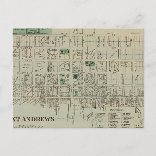 St Andrews NB Briefkaart (Voorkant)