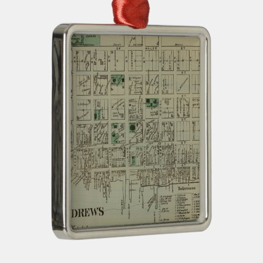 St Andrews NB Metalen Ornament (Rechts)