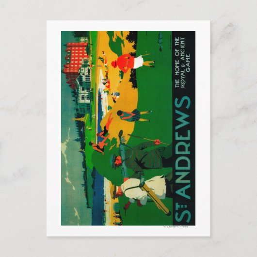 St. Andrews  PosterEurope Briefkaart (Voorkant)