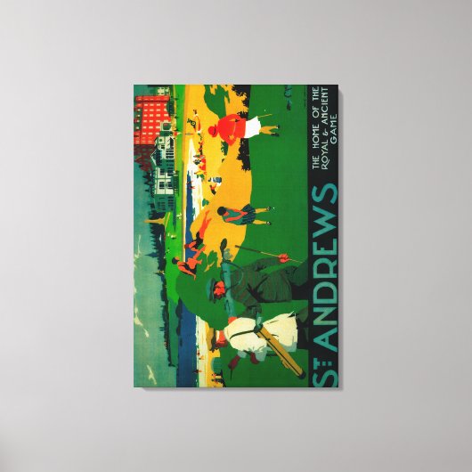 St. Andrews  PosterEurope Canvas Afdruk (Voorkant)