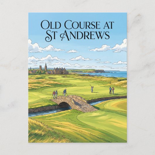 St Andrews Schotland Briefkaart (Voorkant)