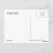 St. Andrews, Schotland, Cathedral Ruins in Sun Briefkaart (Achterkant)