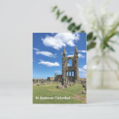St Andrews Schotland kathedraal ruïnes torens in d Briefkaart (Staand voorkant)
