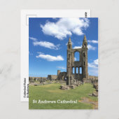 St Andrews Schotland kathedraal ruïnes torens in d Briefkaart (Voorkant / Achterkant)
