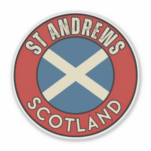 St Andrews, Schotland Sticker (Voorkant)