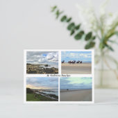 St Andrews Scotland Beaches, West Sands, Paarden Briefkaart (Staand voorkant)