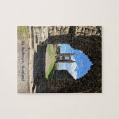 St Andrews Scotland Cathedral Ruins Towers Archway Legpuzzel (Horizontaal)