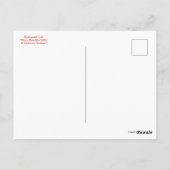 St Andrews Scotland "Meet Your Prince Cafe Window" Briefkaart (Achterkant)