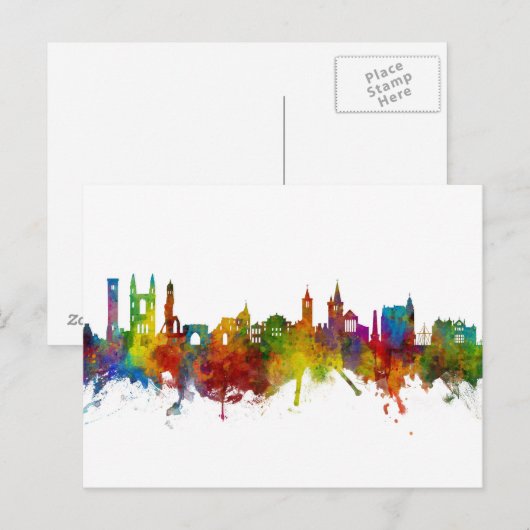 St Andrews Scotland Skyline Briefkaart (Voorkant / Achterkant)
