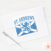 St. Andrews Scotland Vierkante Sticker (Envelop)