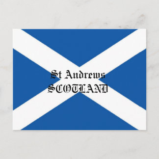 St Andrews Scotland vlag briefkaart