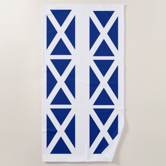 St. Andrews Scottish Flag Beach Towel Strandlaken (Voorkant)