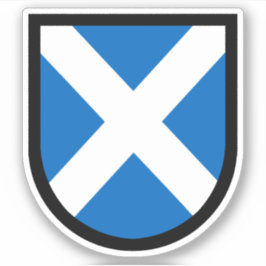 St. Andrew's Shield - 1 Up Contour Cut Sticker