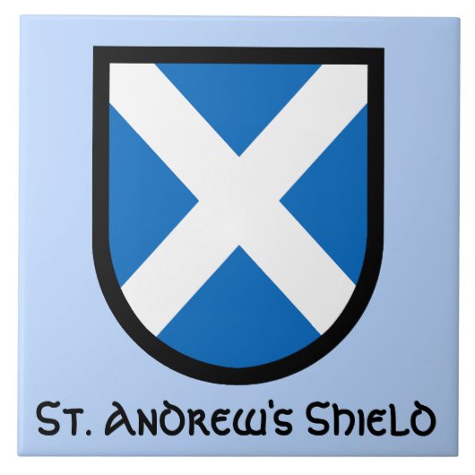 St. Andrew's Shield Tegeltje (Voorkant)