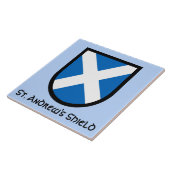 St. Andrew's Shield Tegeltje (Zijkant)