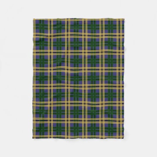 St. Andrews University Tartan Fleece Deken (Voorkant)