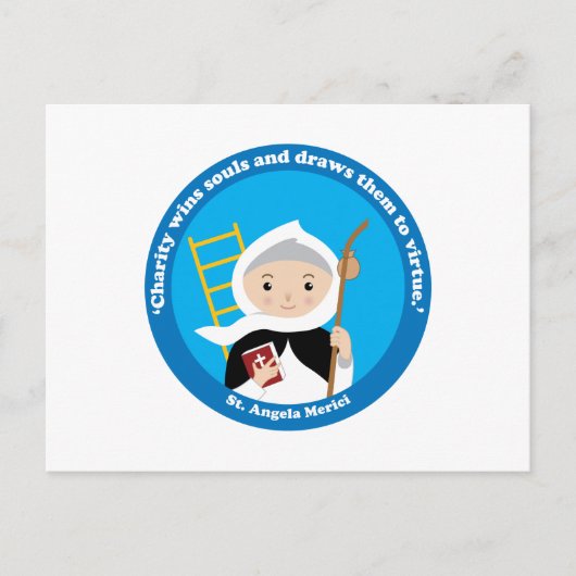 St. Angela Merici Briefkaart (Voorkant)