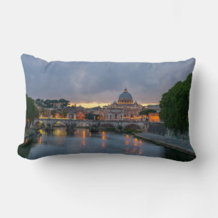St. Angelo Bridge, St. Peter's Basilica, Rome Kussen