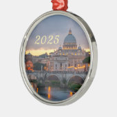 St. Angelo Bridge, St. Peter's Basilica, Rome Metalen Ornament (Links)