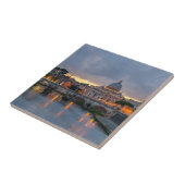 St. Angelo Bridge, St. Peter's Basilica, Rome Tegeltje (Zijkant)
