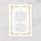 St. Anna, Joachim, Theotokos Zwangerschapsgebed Ka Plaatskaartje (Achterkant)