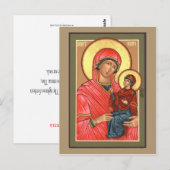 St. Anna Prayer Card Briefkaart (Voorkant / Achterkant)