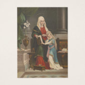 St. Anne Blessed Virgin Mary Prayer Heilige Kaart (Voorkant)