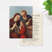 St. Anne Blessed Virgin Mary Prayer Heilige Kaart (Bureau)