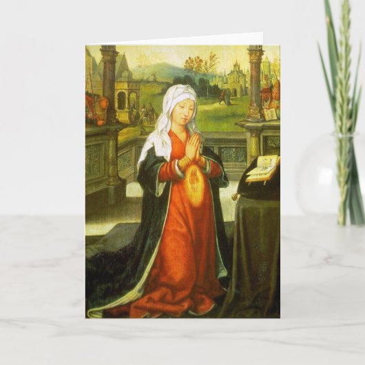 St. Anne Conceiving Maagdelijke Mary Kaart (Voorkant)
