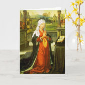 St. Anne Conceiving Maagdelijke Mary Kaart (Gele Bloem)