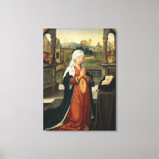 St.Anne Conceiving the Virgin Canvas Afdruk (Voorkant)