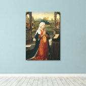 St.Anne Conceiving the Virgin Canvas Afdruk (Insitu (Houten vloer))