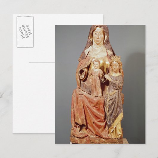 St. Anne, de Maagd en het Kind, Briefkaart (Voorkant / Achterkant)
