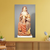 St. Anne, de Maagd en het Kind, Canvas Afdruk (Insitu (Woonkamer))