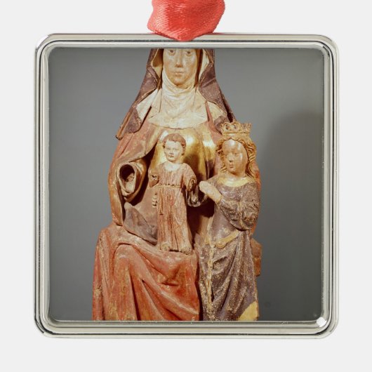 St. Anne, de Maagd en het Kind, Metalen Ornament (Voorkant)