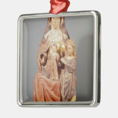 St. Anne, de Maagd en het Kind, Metalen Ornament (Links)