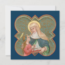 St. Anne en BVM in een Barbed Quatrefoil (BK67)