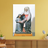 St. Anne en de Maagd, 1500-30 Canvas Afdruk (Insitu (Woonkamer))