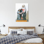 St. Anne en de Maagd, 1500-30 Canvas Afdruk (Insitu (Slaapkamer))